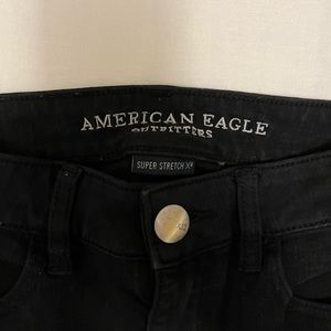 American Eagle Black Skinny Jeans Size Four